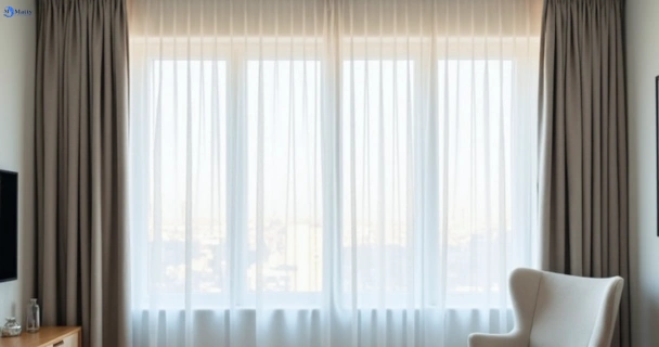 Freshly steam cleaned curtains in alexandra-hills QLD